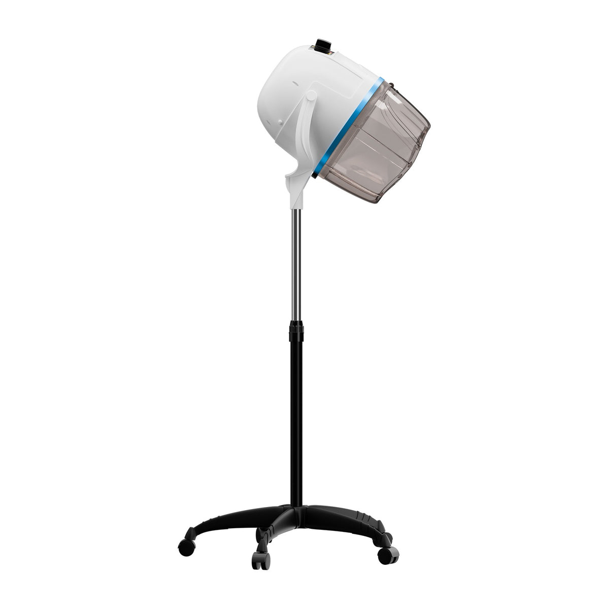 Dryer Rolling Base Salon Wheel Standing Hood Floor Hair Bonnet White