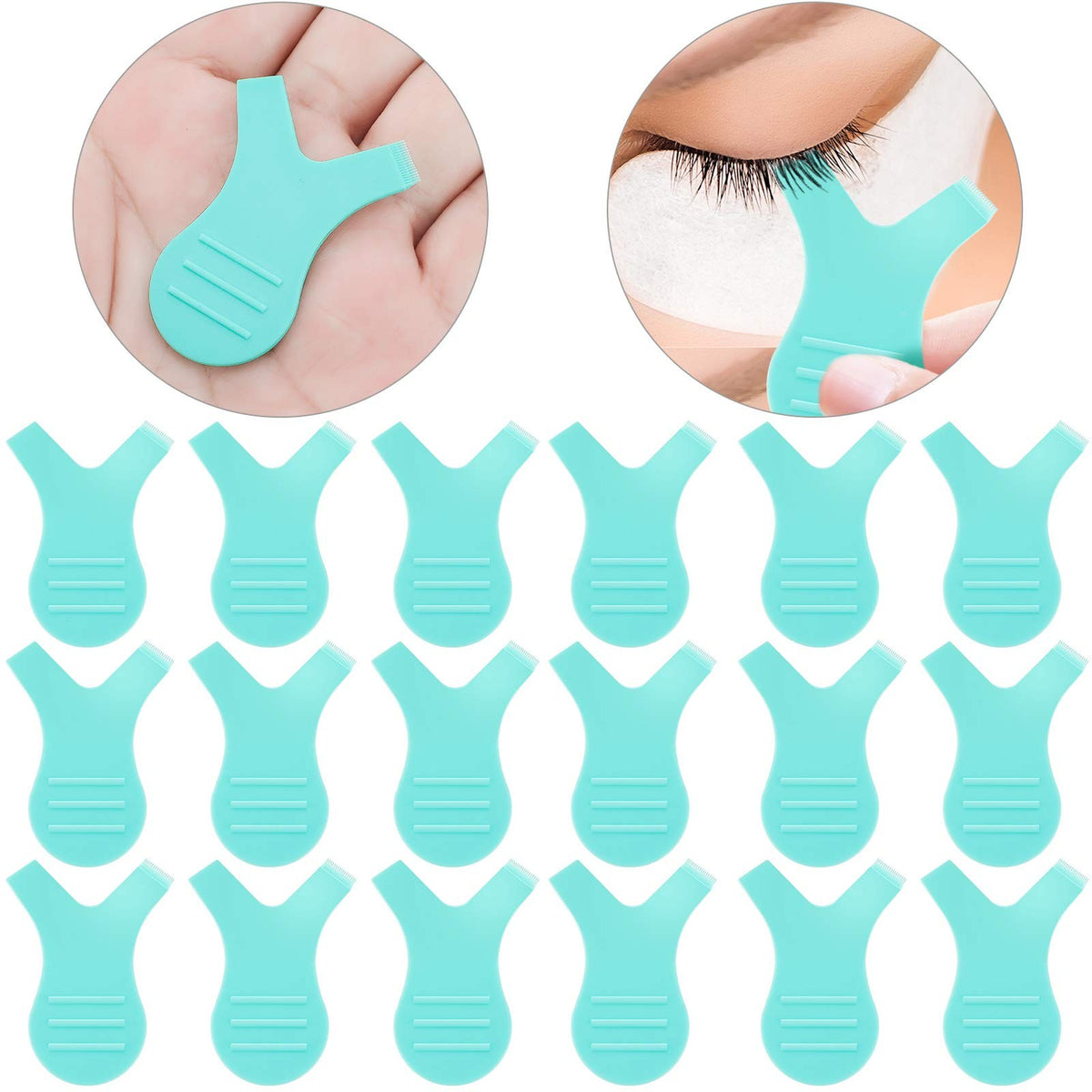 30 Pieces Eyelash Lift Tools Silicone Brush Set for Lash Perm & Extension