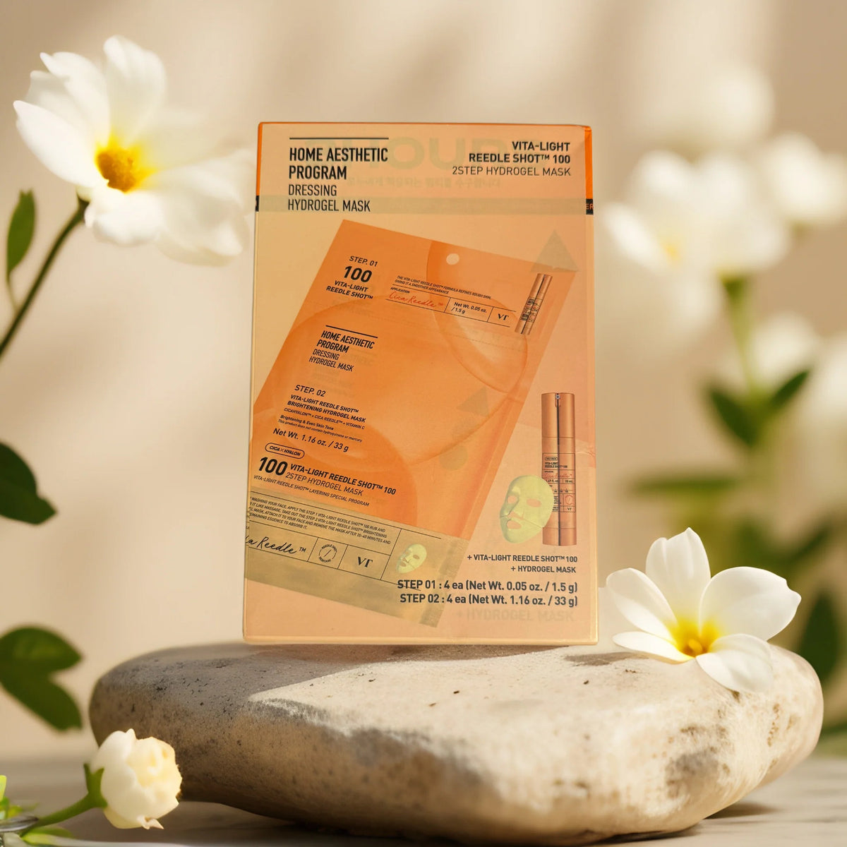 VT Vita-Light Reedle Shot 2-Step Brightening Hydrogel Mask