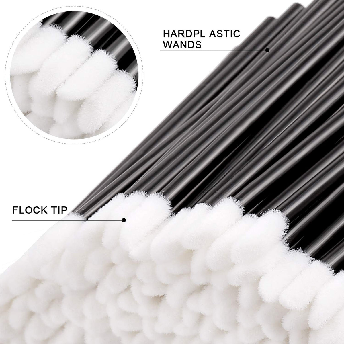 600pcs Disposable Lip Brush Set for Makeup Gloss Applicators