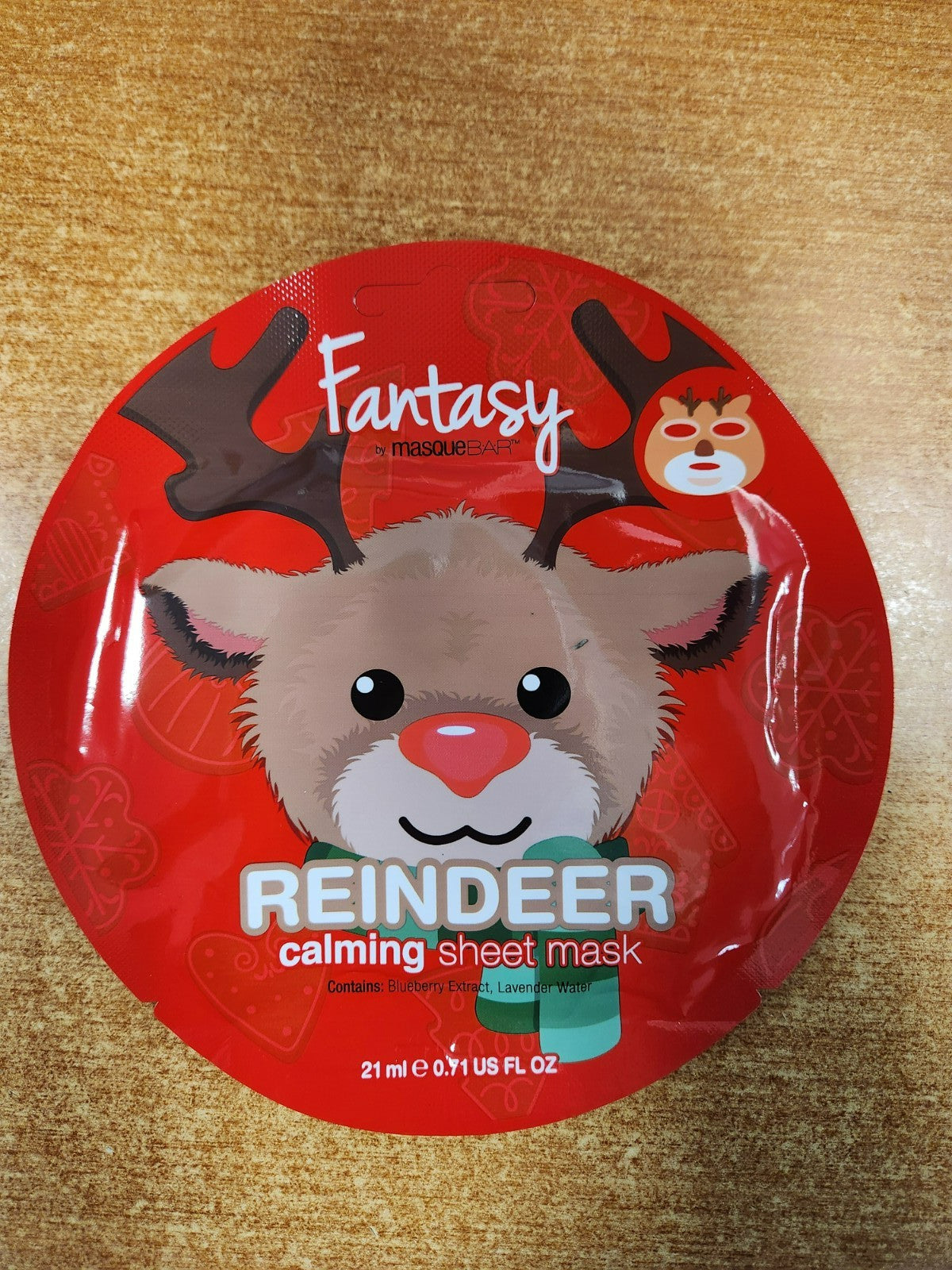 6 Pack Fantasy Reindeer & Penguin Facial Sheet Masks with Natural Extracts
