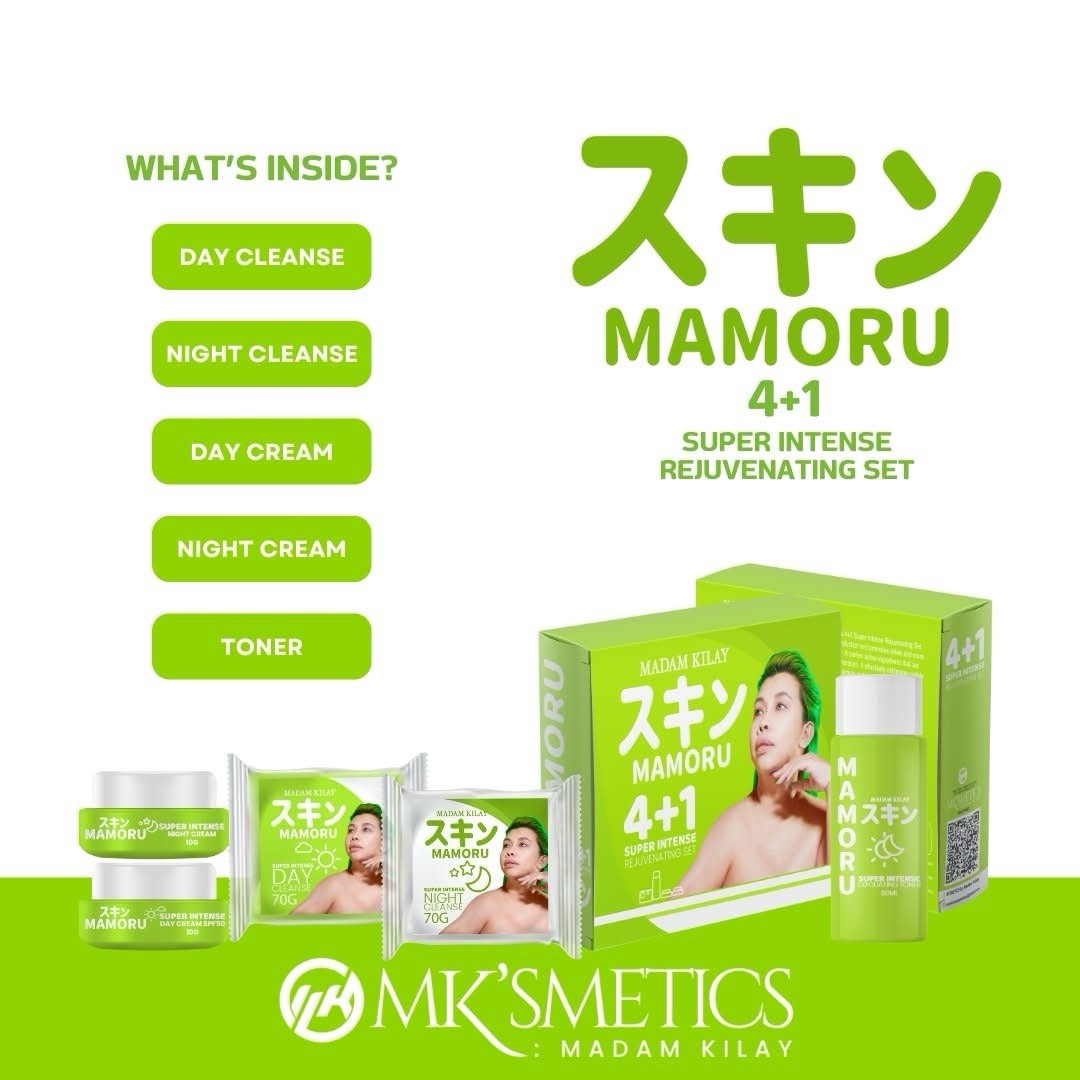 Madam Kilay Mamoru 4+1 Rejuvenating Skin Care Set for Youthful & Clear Skin