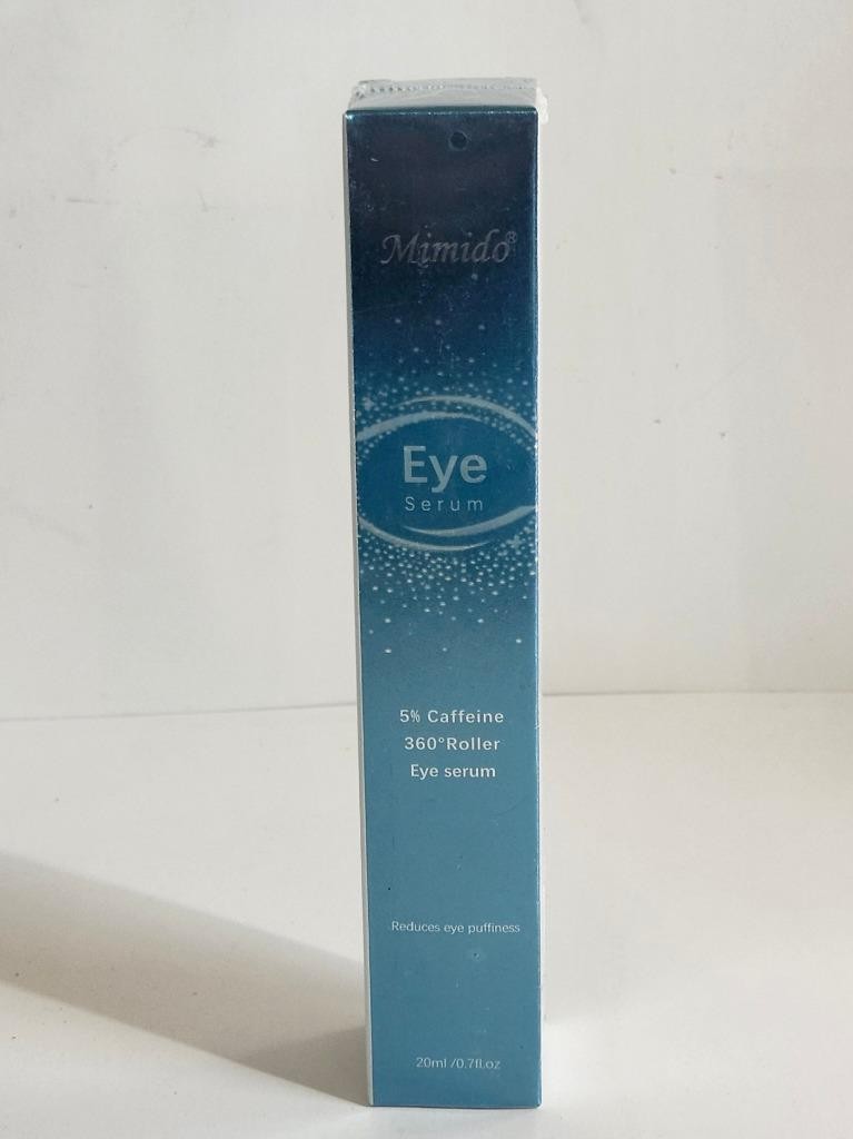 Caffeine Eye Serum with Cooling Roller for Dark Circles & Anti-Aging