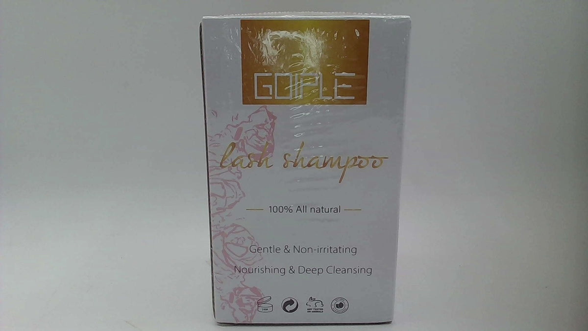 Eyelash Extension Lash Shampoo - Gentle Nourishing Cleanser for Natural & Synthetic Lashes