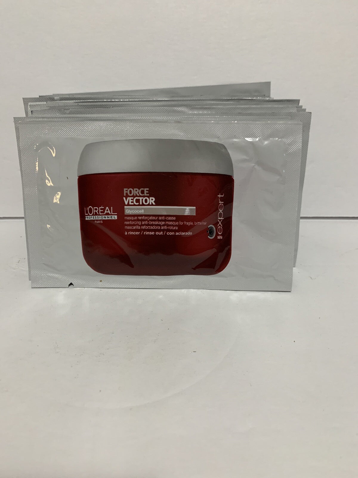 L'Oreal Glycocell Expert Force Vector Hair Mask Pack - 20 x 15ml Travel & Gym Size