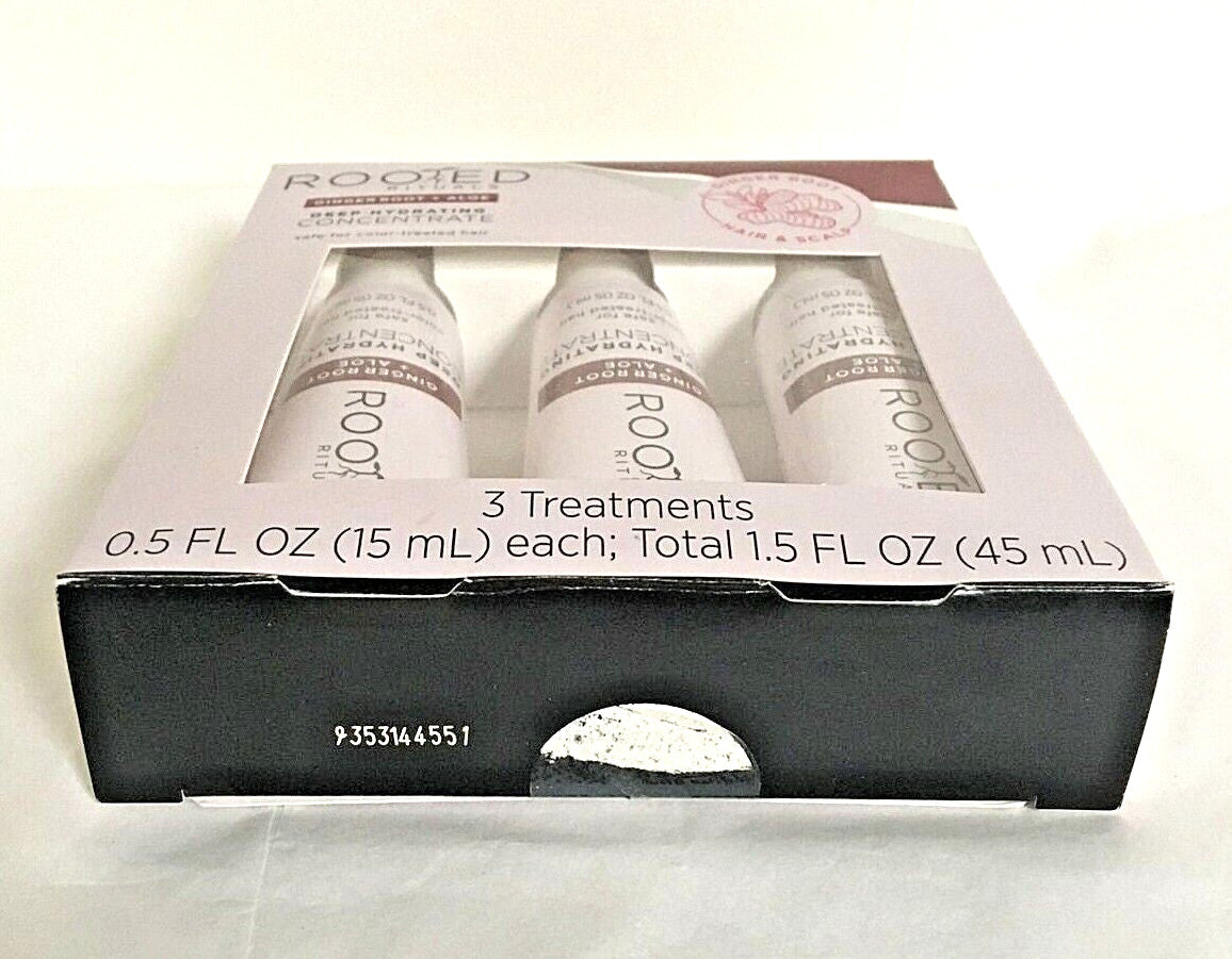 Ginger Root & Aloe Deep Hydrating Hair Treatment Pack of 3 - For Color-Treated Hair