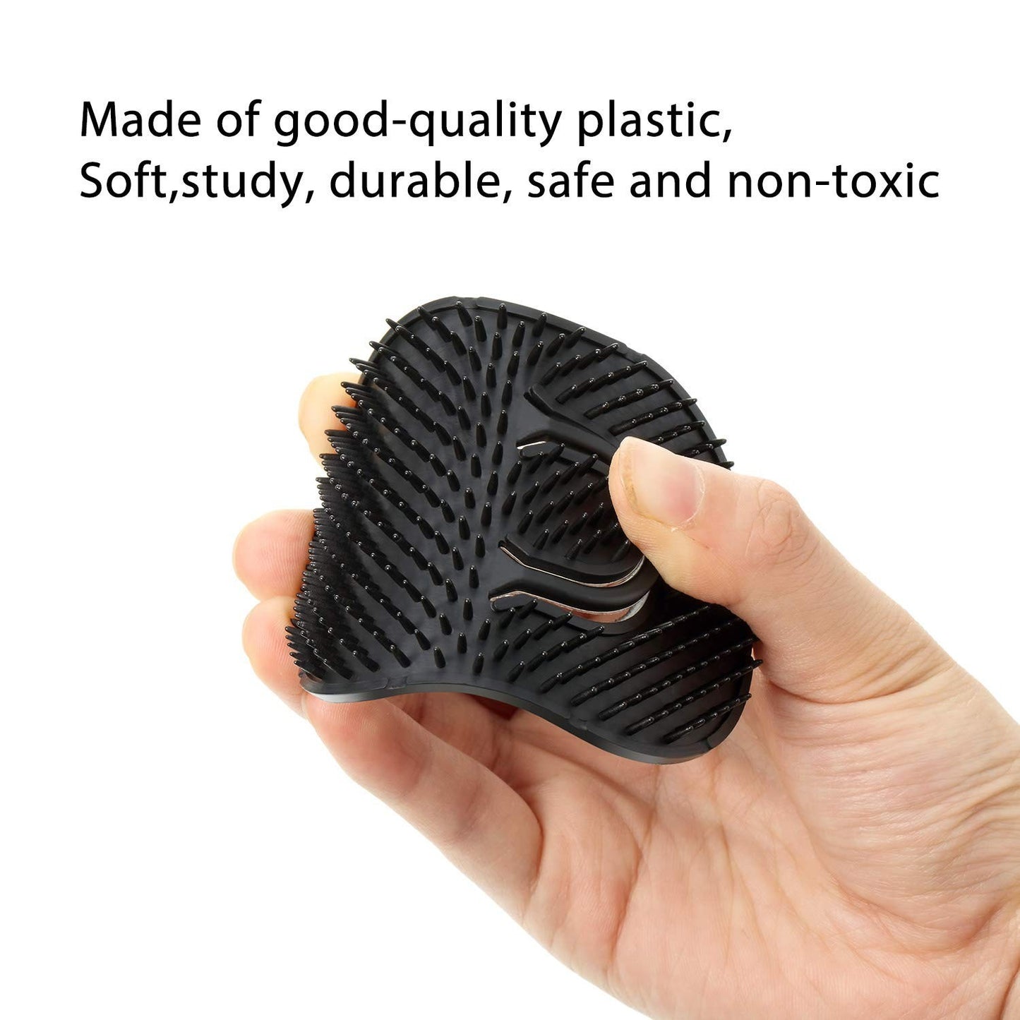 Portable Scalp Massager & Shampoo Comb Set - Gentle Hair Care