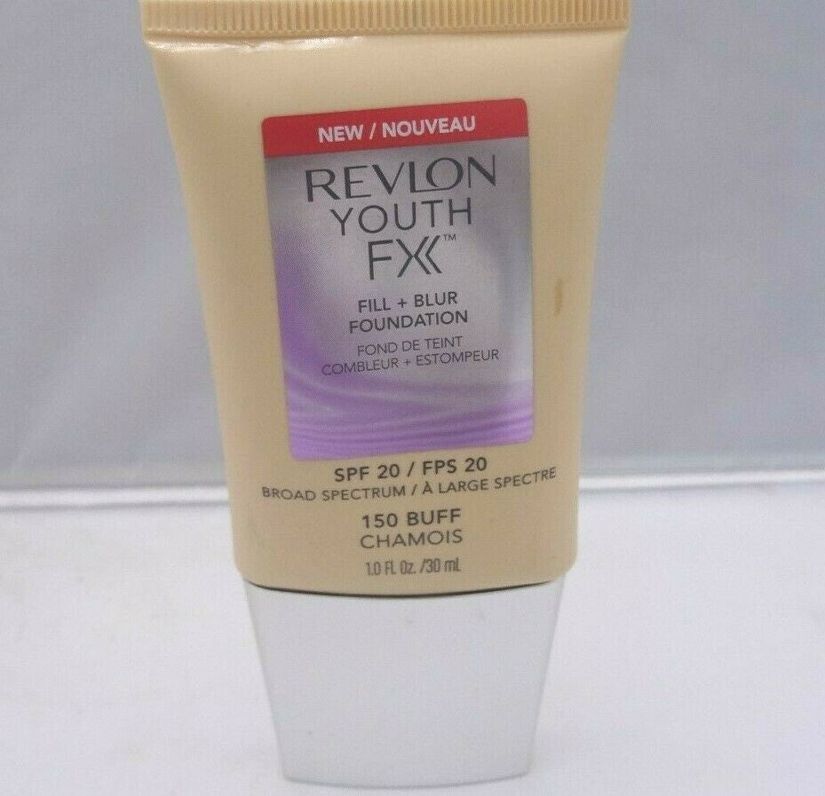Revlon Youth Fx Fill + Blur Foundation SPF 20 #150 Buff - New