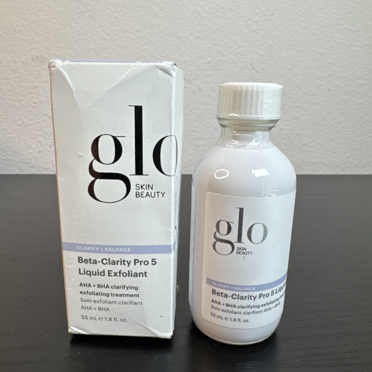 Glo Beta-Clarity Pro 5 Liquid Exfoliant 2 oz. Facial Scrub &
