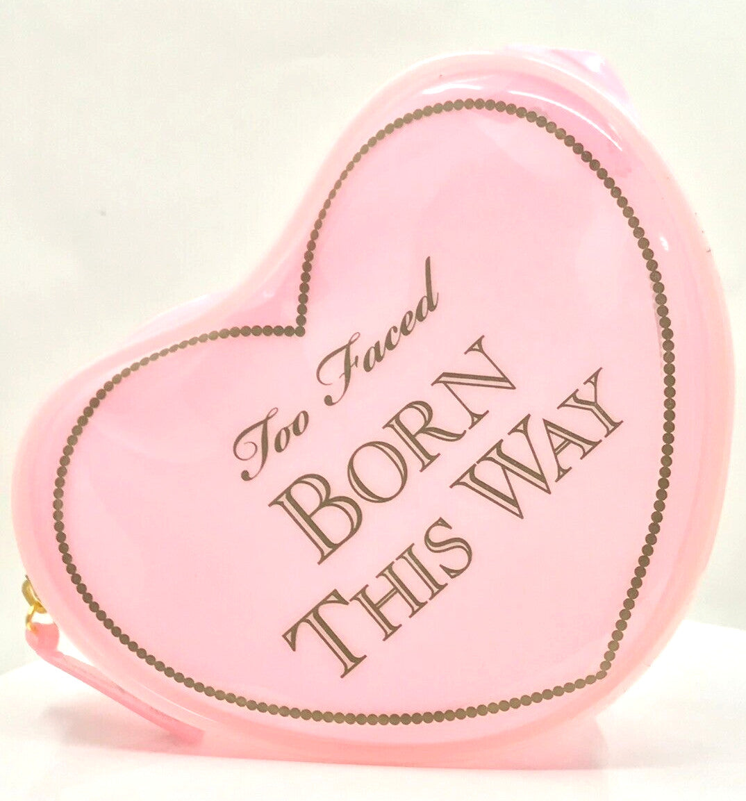 Too Faced Born This Way Heart Cosmetic Bag - New Makeup Storage