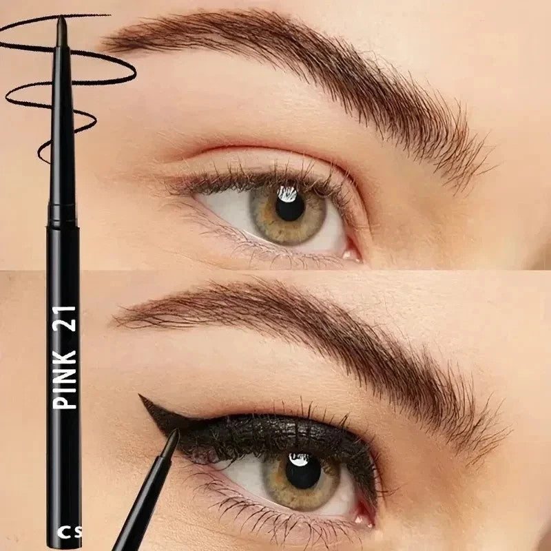 Waterproof Black Eyeliner Pencils Set - Smudge Proof Long Lasting 10 Pack