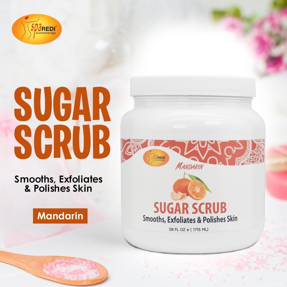 SPA REDI MANDARIN Sugar Scrub 58OZ (Mandarin)