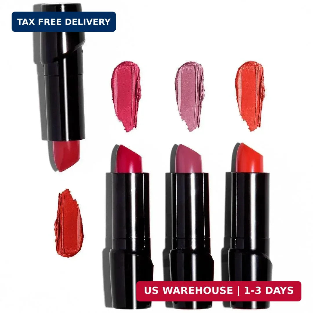 Hydrating Silk Finish Lipstick - Buildable, Vegan, Cruelty-Free Lip Color
