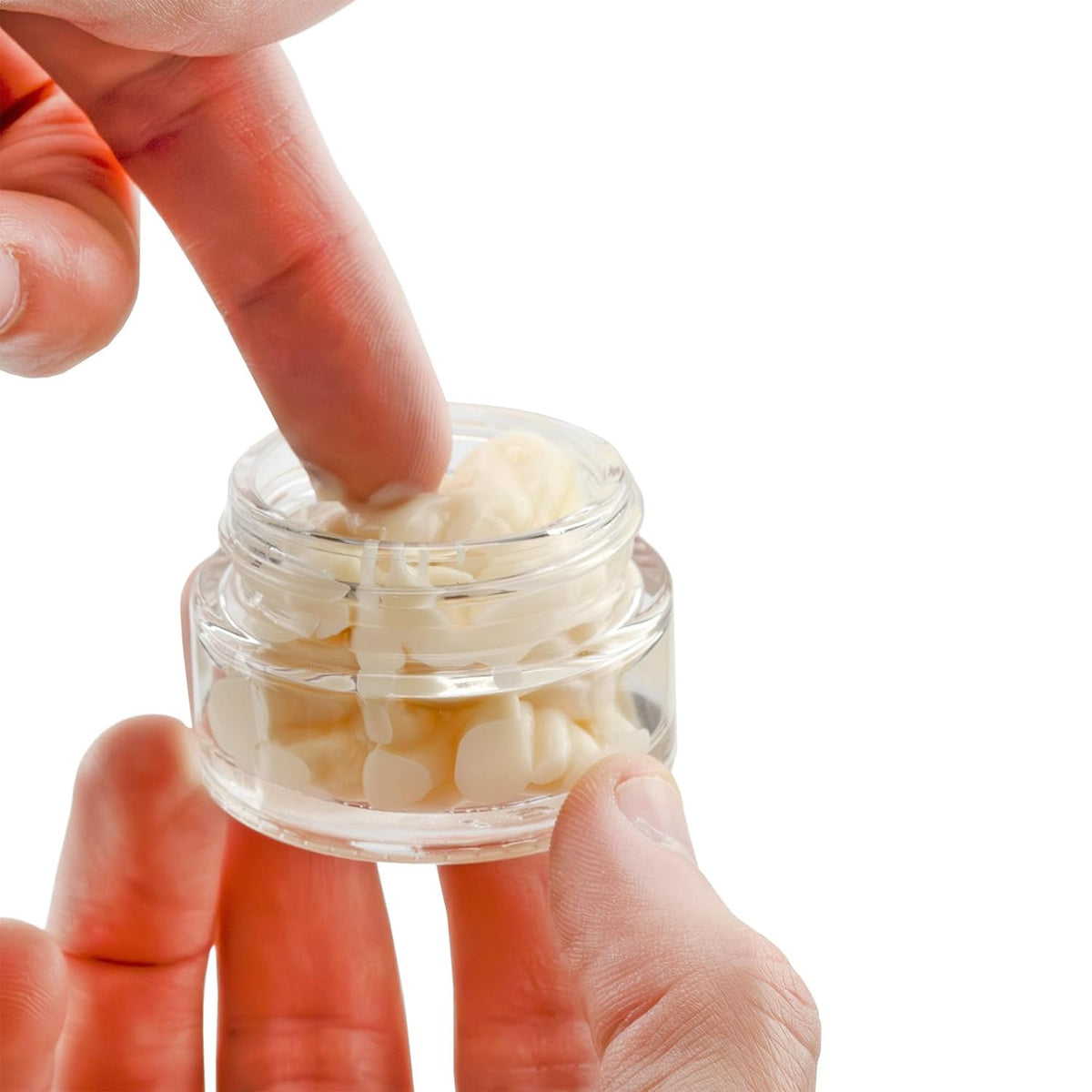 15ml Clear Glass Cosmetic Jars - Pack of 12 for Balms, Creams & Travel