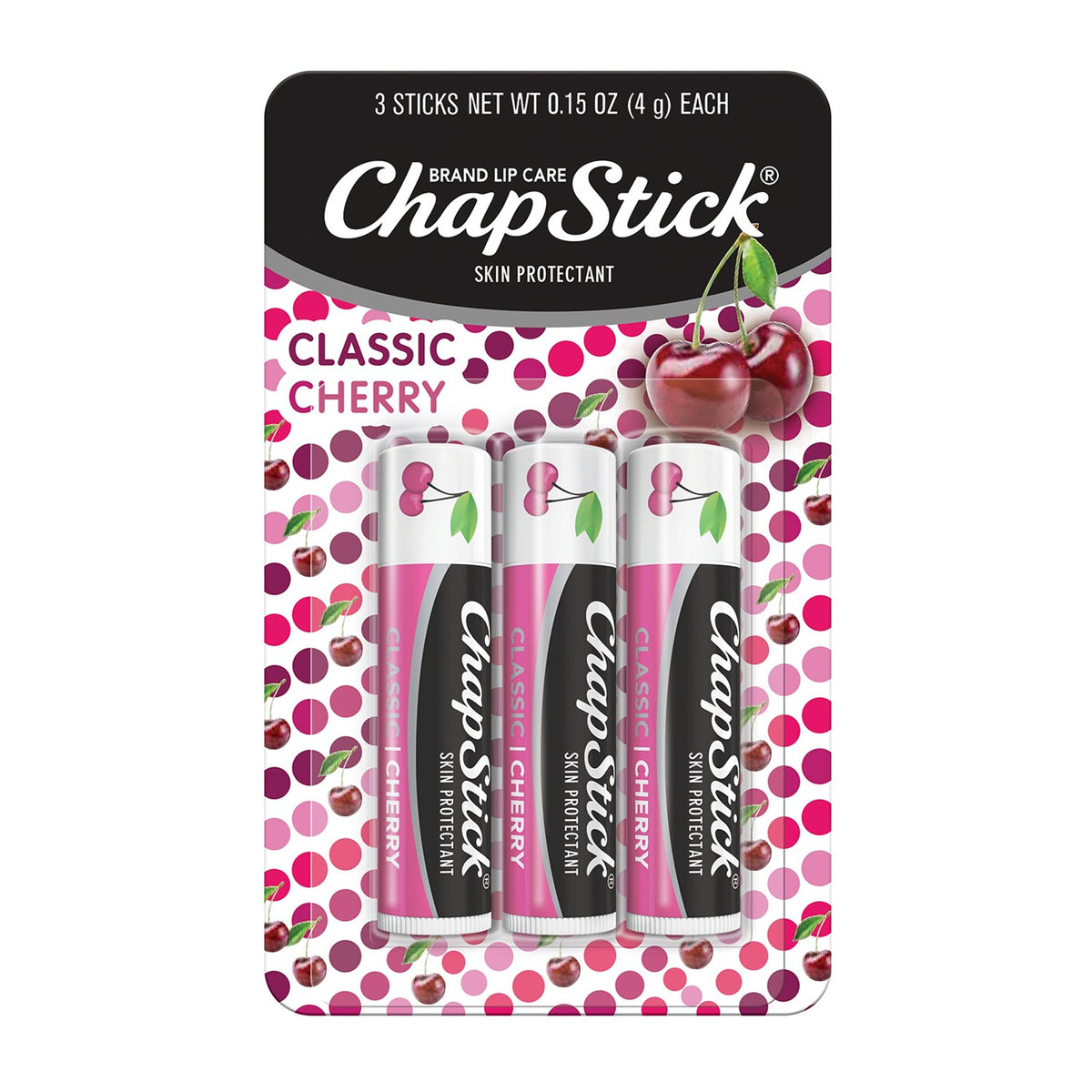 Lip Balm Set - Flavored Moisturizing Lip Care for Chapped Lips, 3 Pack