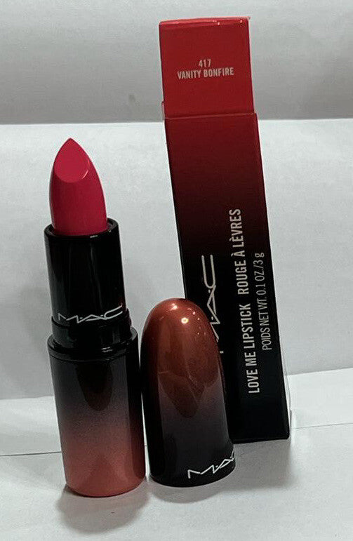 Lipstick - MAC Love Me Lipstick 417 Vanity Fire Discontinued New In Box