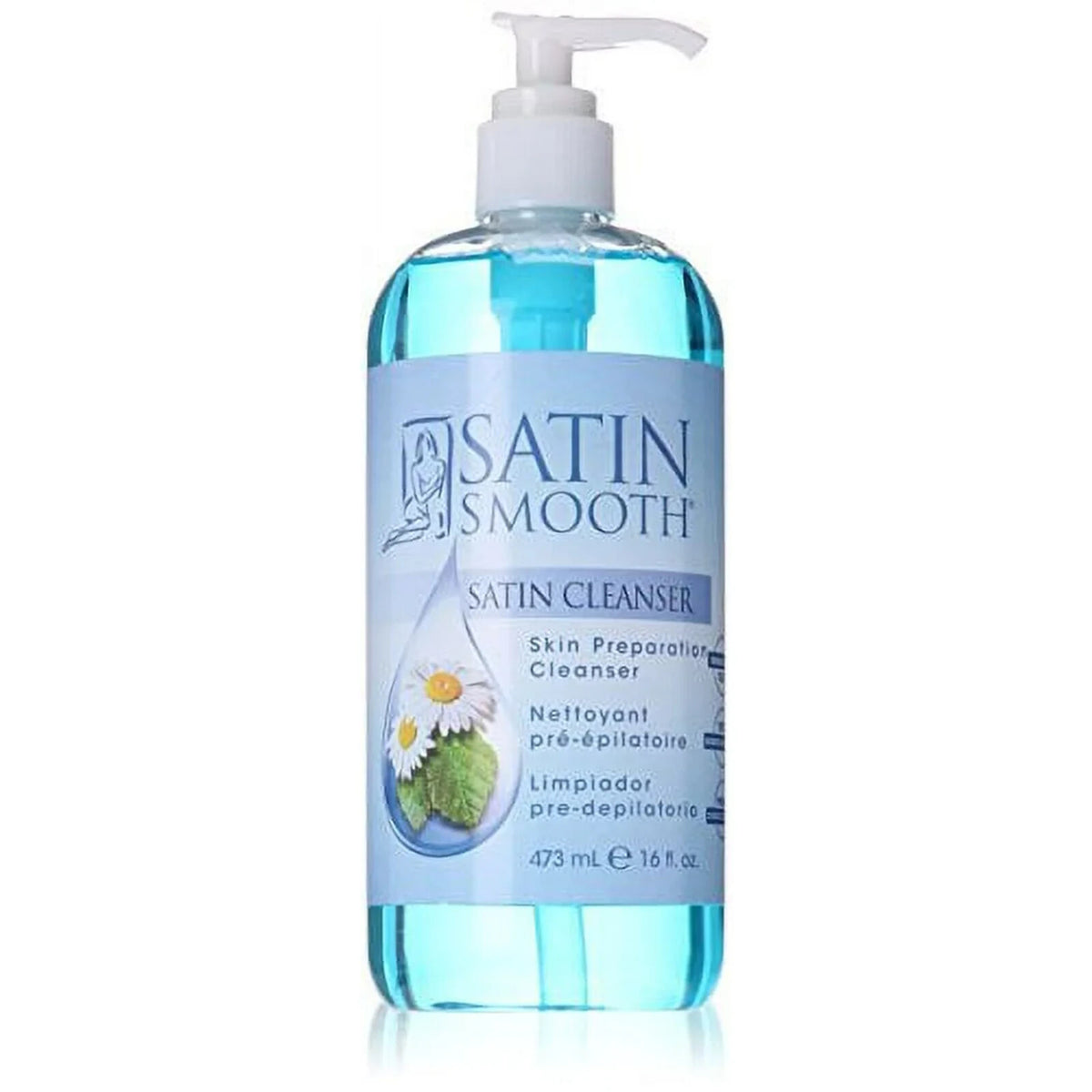 Satin Cool Aloe Vera & Skin Cleansing Gel for Post-Waxing Nourishment