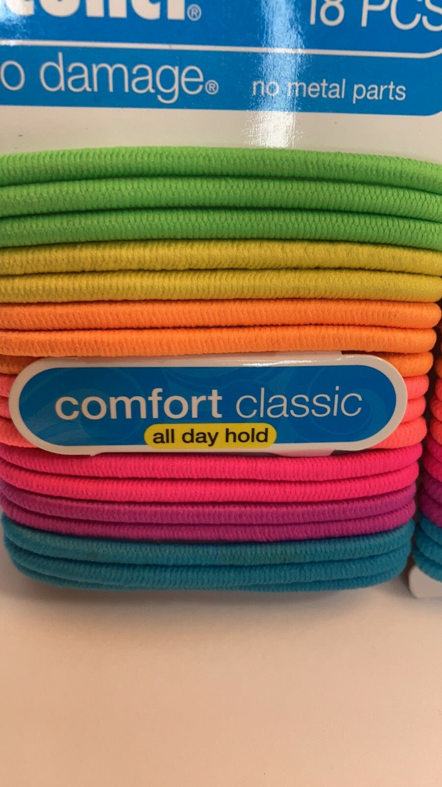 Scunci No Damage All Day Hold Hair Ties Ponytail Holder Elastics