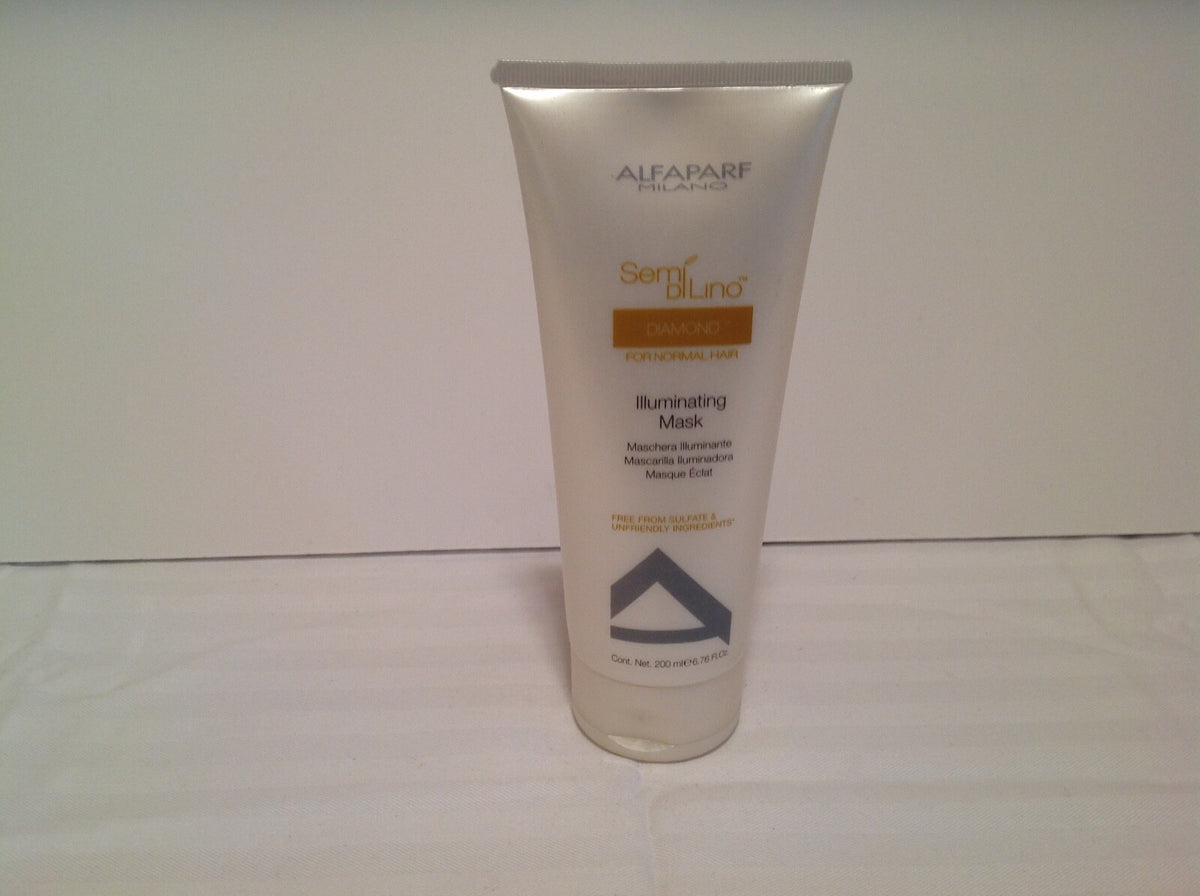 Alfaparf Semi Di Lino Diamond Illuminating Hair Mask 200ml - Nourishing & Brightening