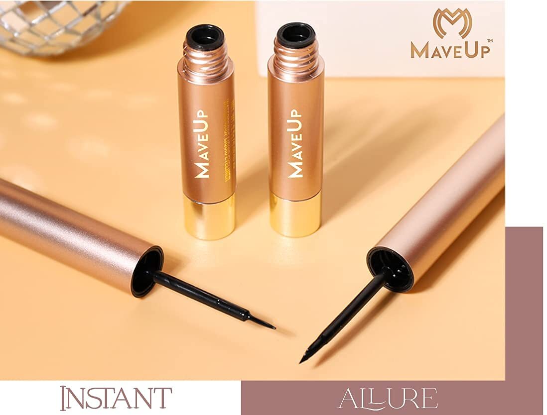 Waterproof Eyeliner & Volumizing Mascara Set for Dramatic Eyes