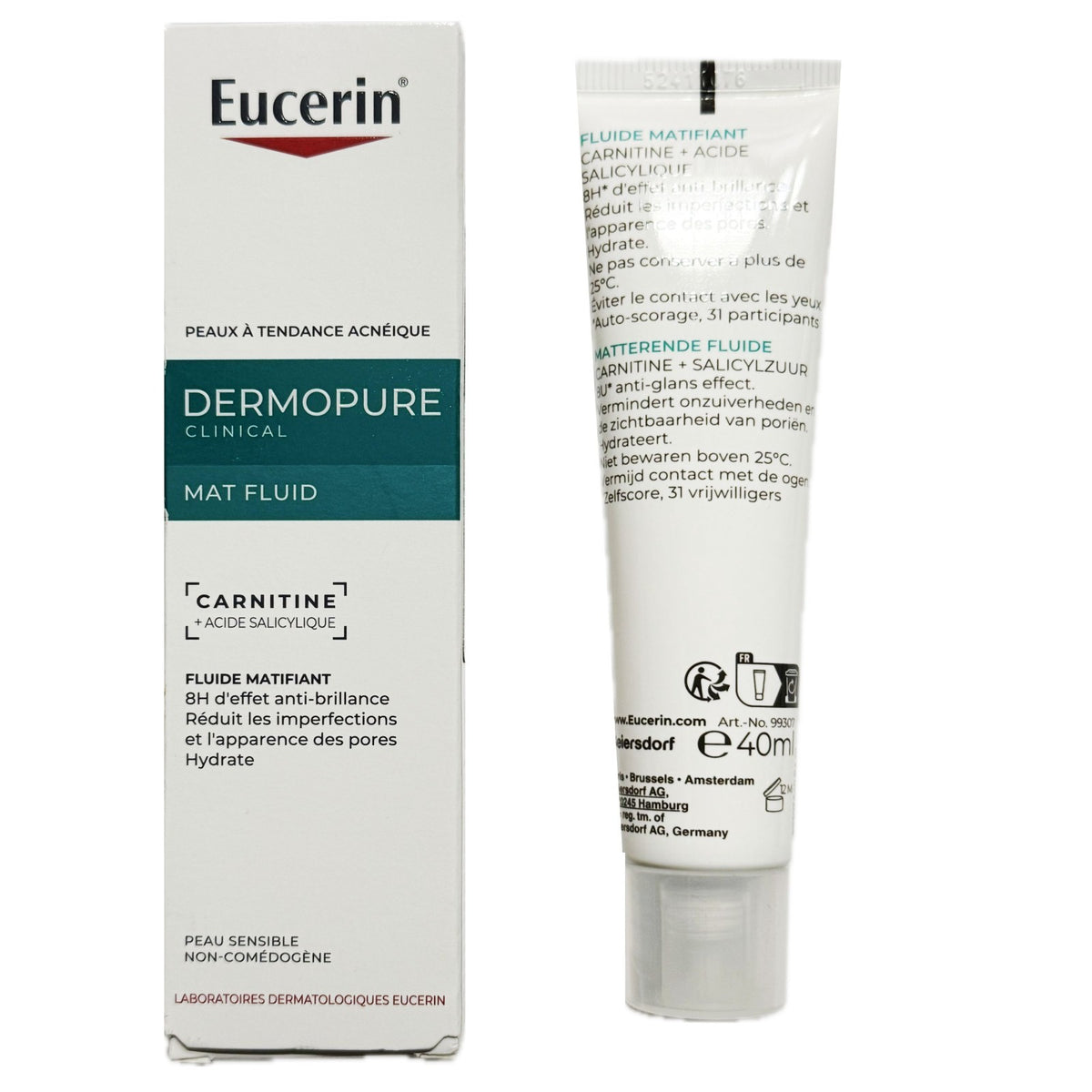 Eucerin DermoPure Mattifying Fluid for Oily & Acne-Prone Skin 50ml
