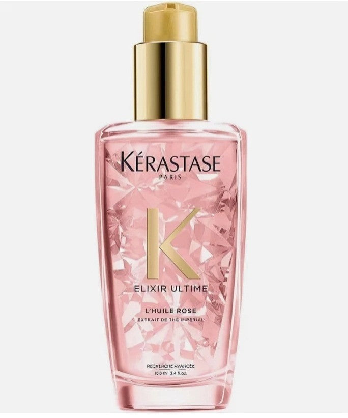Kerastase Elixir Ultime L'Huile Rose Hair Oil 2-Pack - Nourishing Shine & Frizz Control