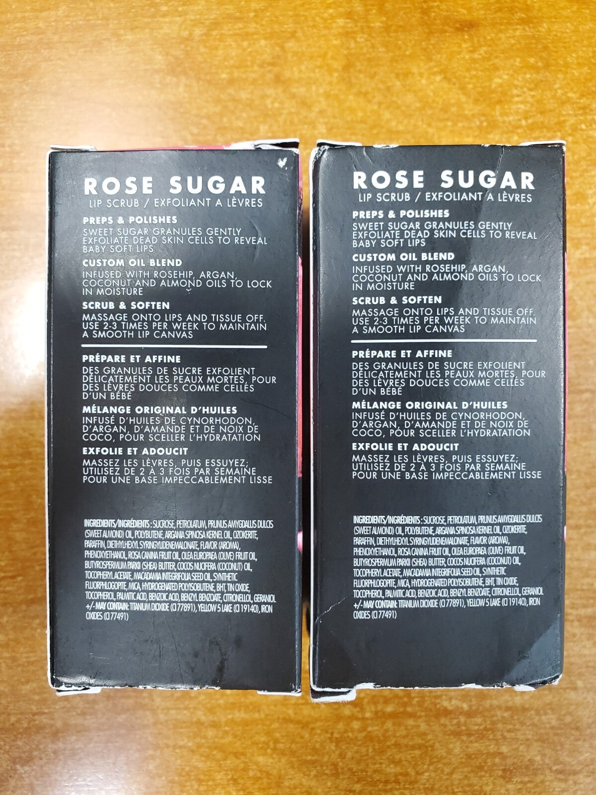 Milani Rose Sugar Lip Scrub 2 Pack - Exfoliating & Nourishing Lip Treatment