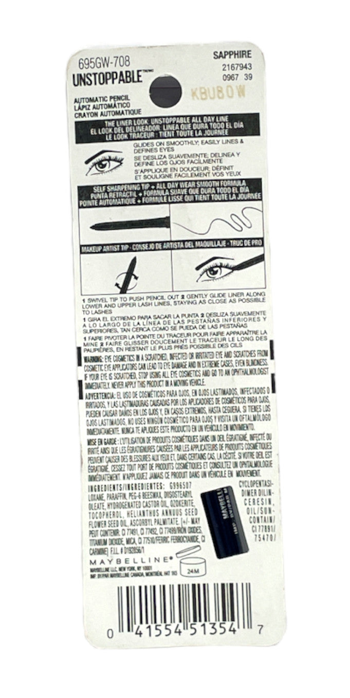 Maybelline Waterproof Automatic Pencil Eyeliner - Multiple Shades
