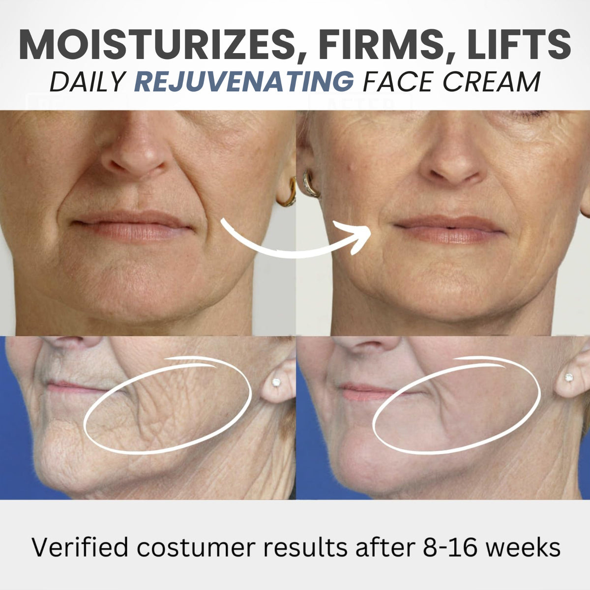 Collagen Face Moisturizer - Anti-Aging & Hydration, 1.7 oz