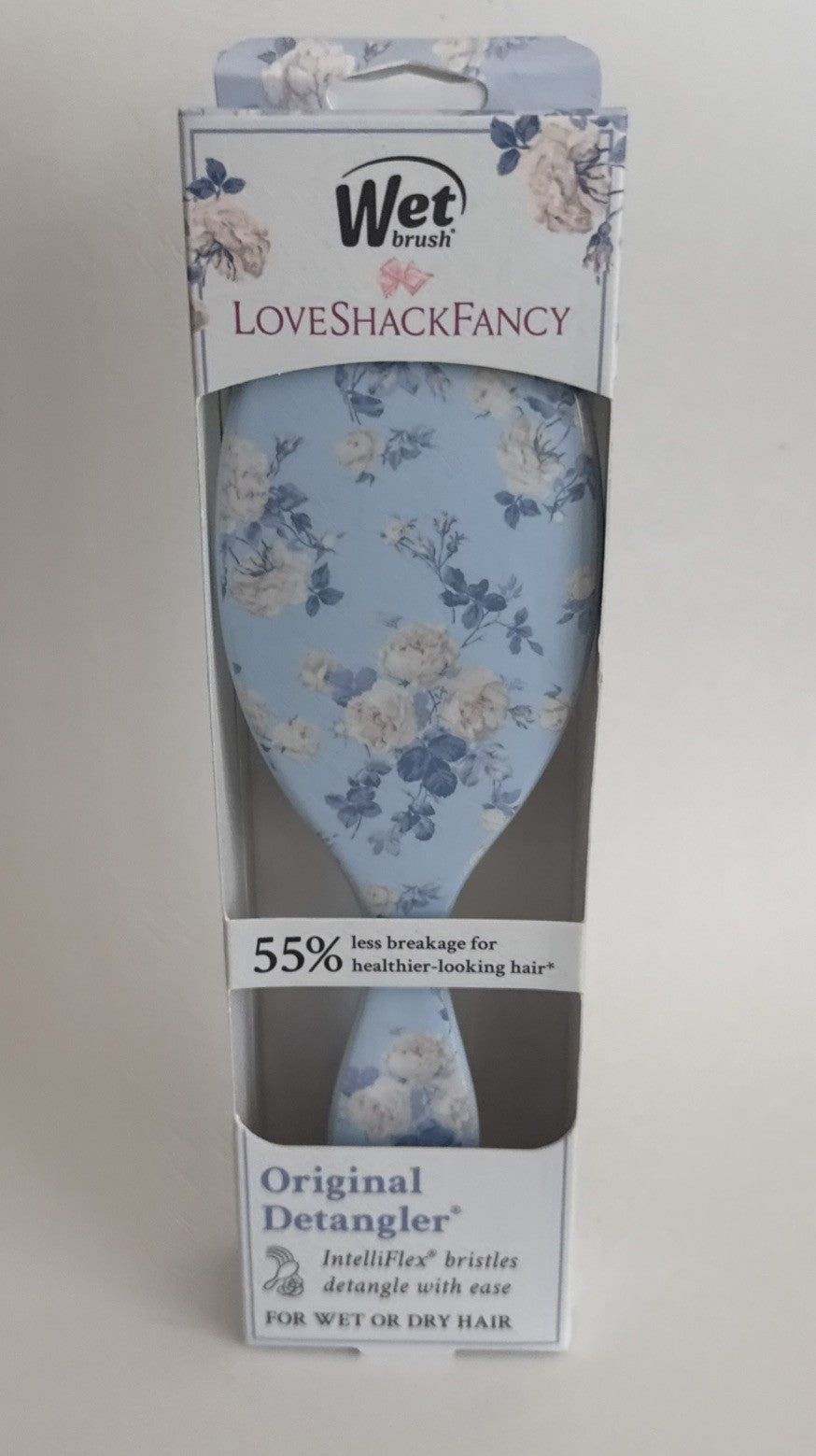Large Detangler Brush with Rosette Design - LoveShackFancy x Wet Brush Everblooming