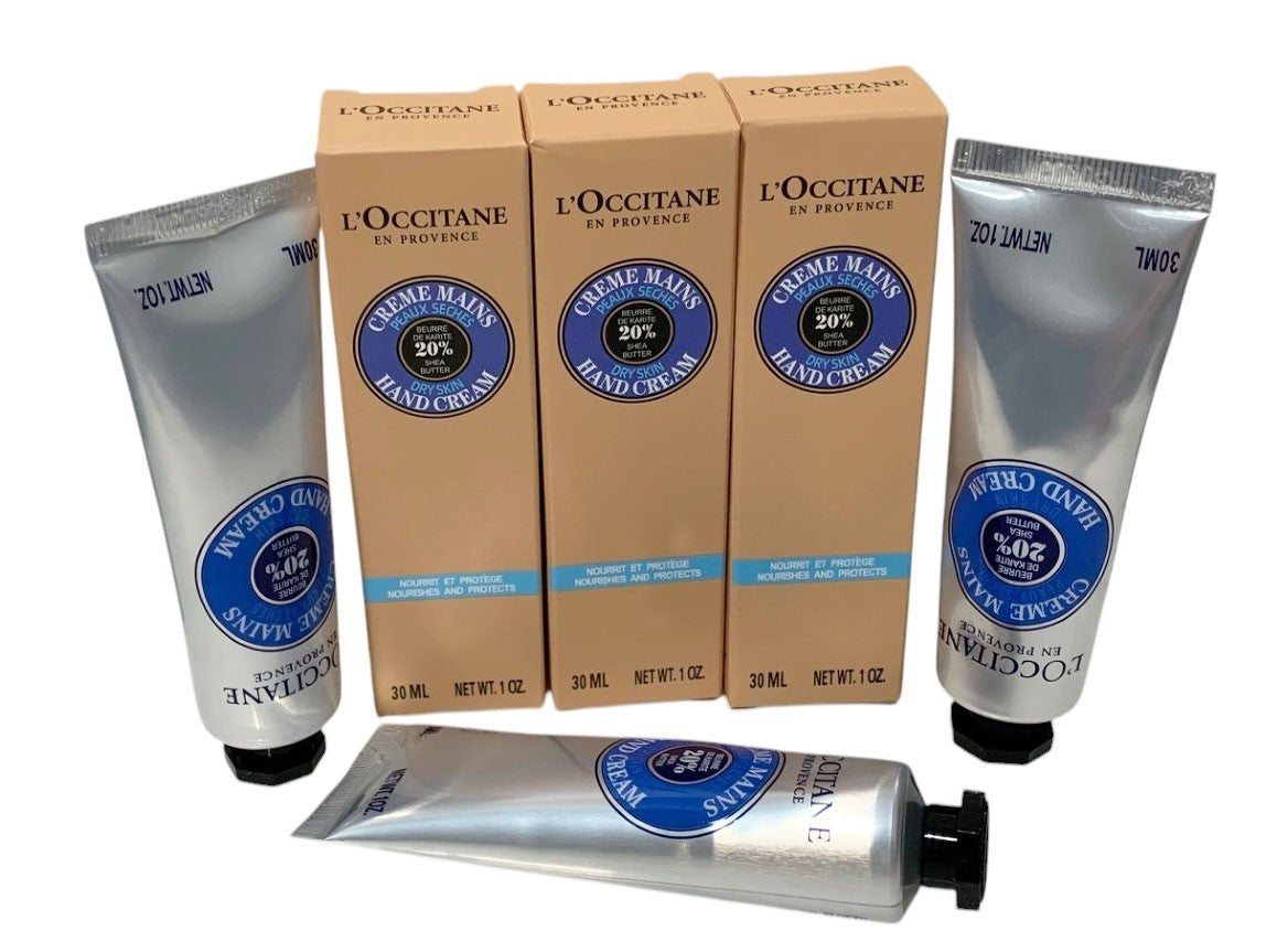 Shea Butter Hand Cream for Dry Skin 30ml – Set of 3