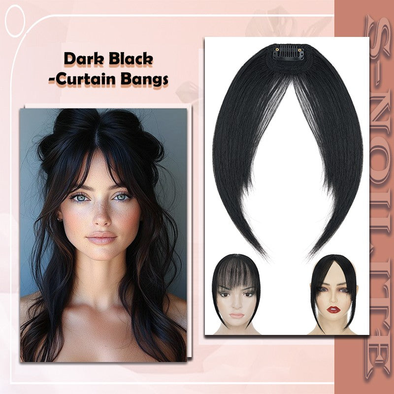 French Style Clip-In Bangs Hair Extensions - 11 Inches Natural Look