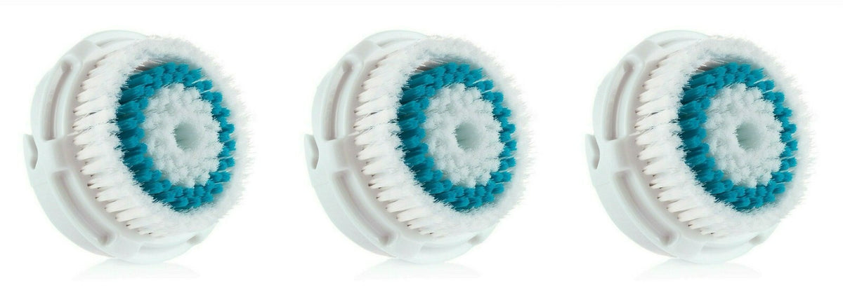 3-Pack Facial Brush Heads Replacements for Clarisonic Mia 1 2 3 Aria Smart Pro