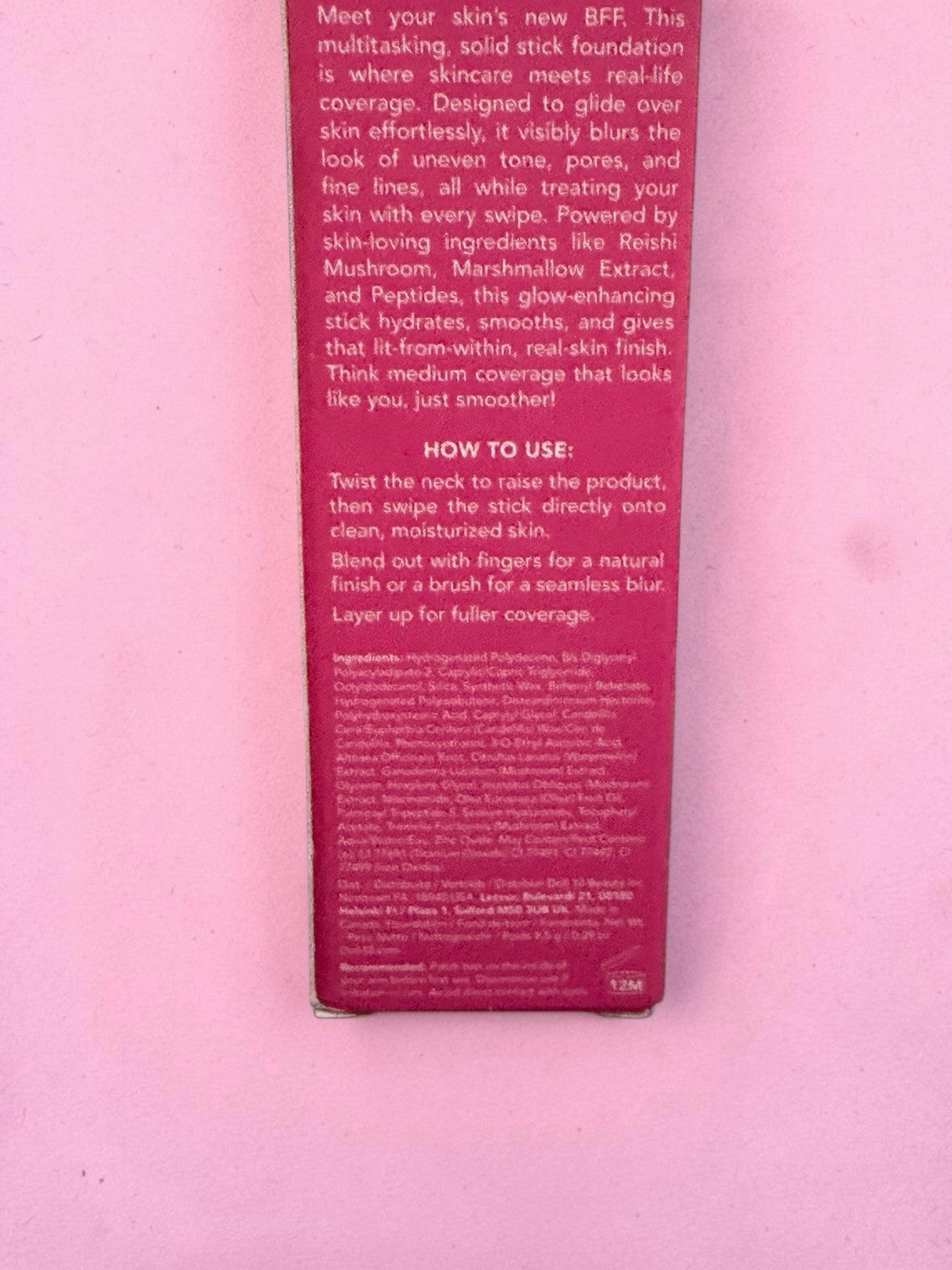 Peptide Blur Stick Foundation for Smooth Pores & Fine Lines - Medium
