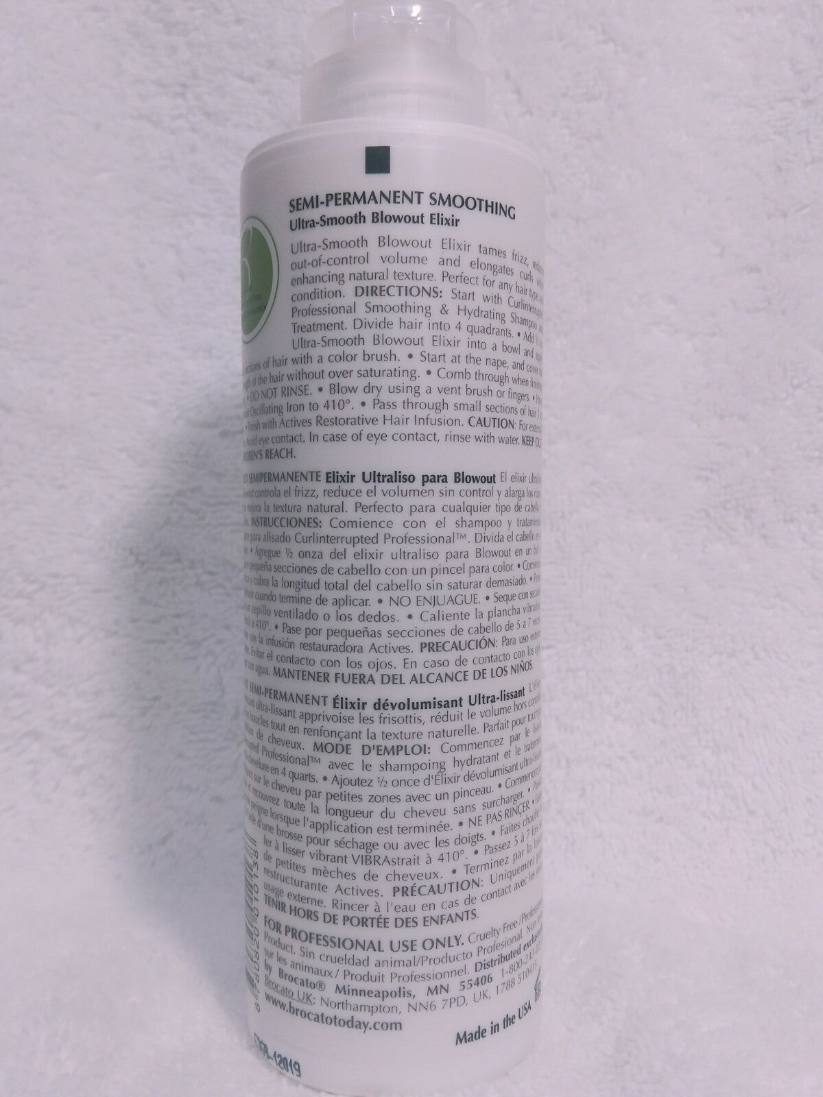 Brocato Curlinterrupted Ultra Smooth Blowout Elixir Set of 2 - Anti-Frizz Curl & Volume Control