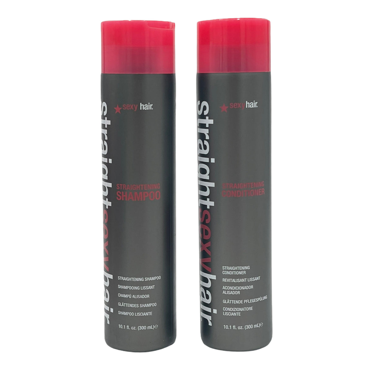 Straight Sexy Hair Straightening Shampoo & Conditioner Set 10.1 oz