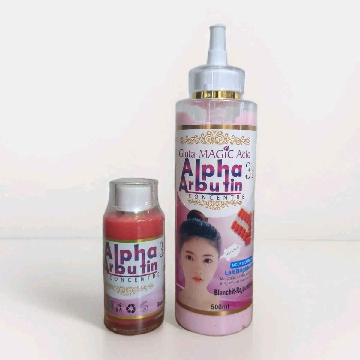 Alpha Arbutin 3Plus Concentrate & Gluta Magic Lotion 500ml - Skin Brightening Serum