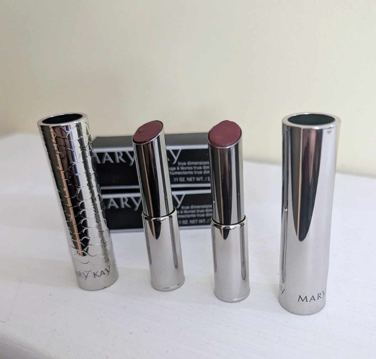Mary Kay True Dimensions Lipstick Spice N Nice Full Size 2 Pack - New