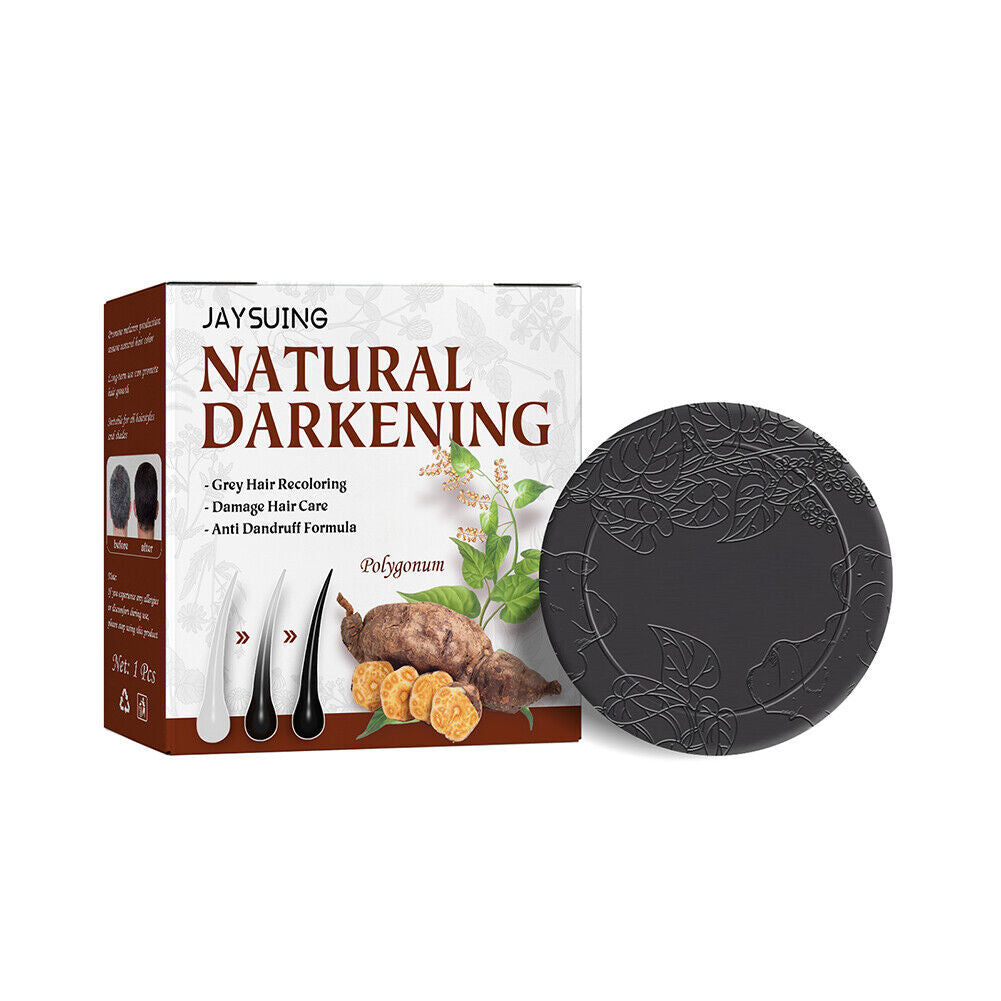 Natural Polygonum Hair Darkening Shampoo for Gentle Hair Color - Pack of 1 or 2