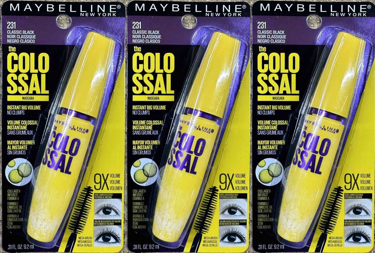 Pack of 6 Collagen-Infused Volumizing Mascara - Classic Black 231