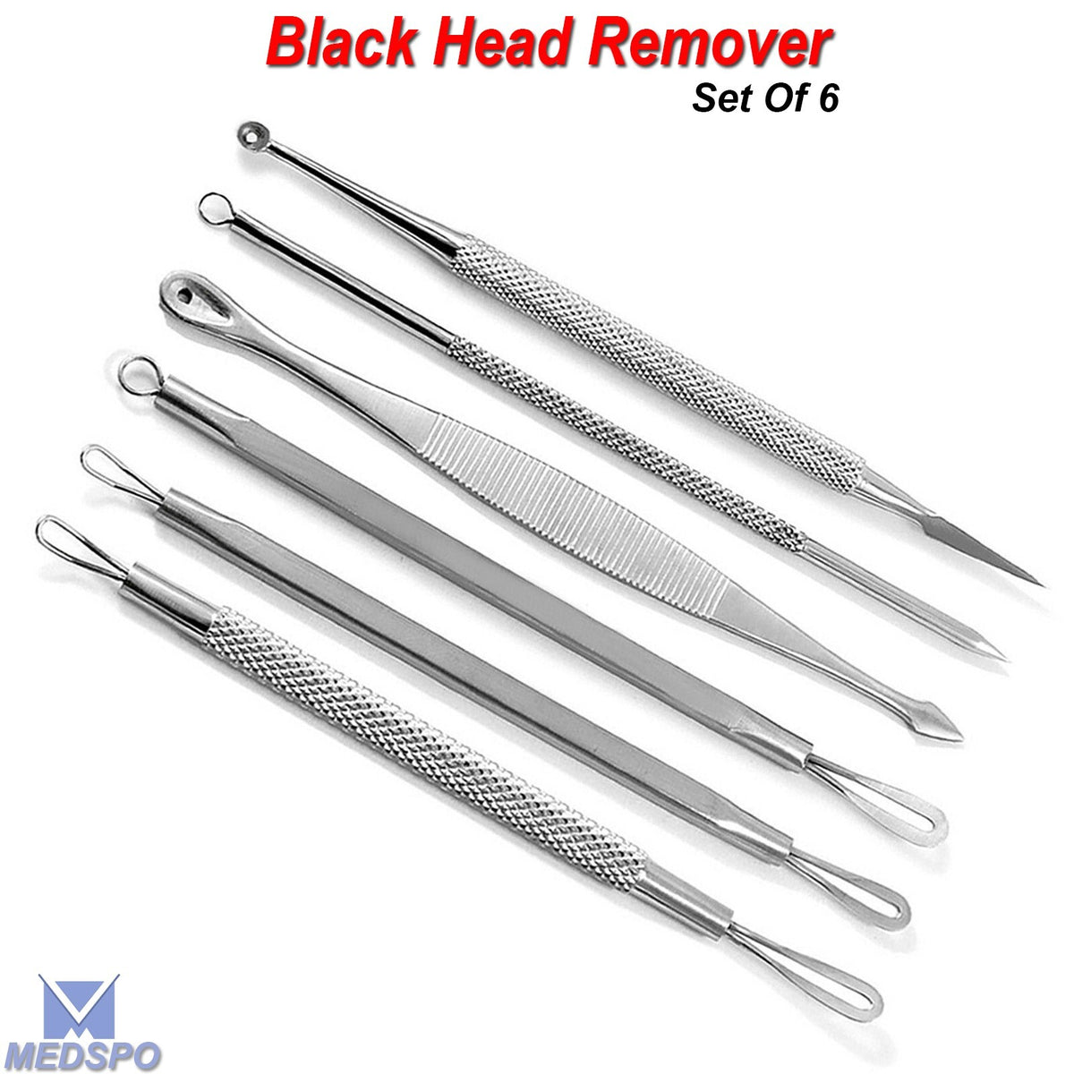Blackhead Comedone Extractor Set - Pimple & Blemish Removal Tools