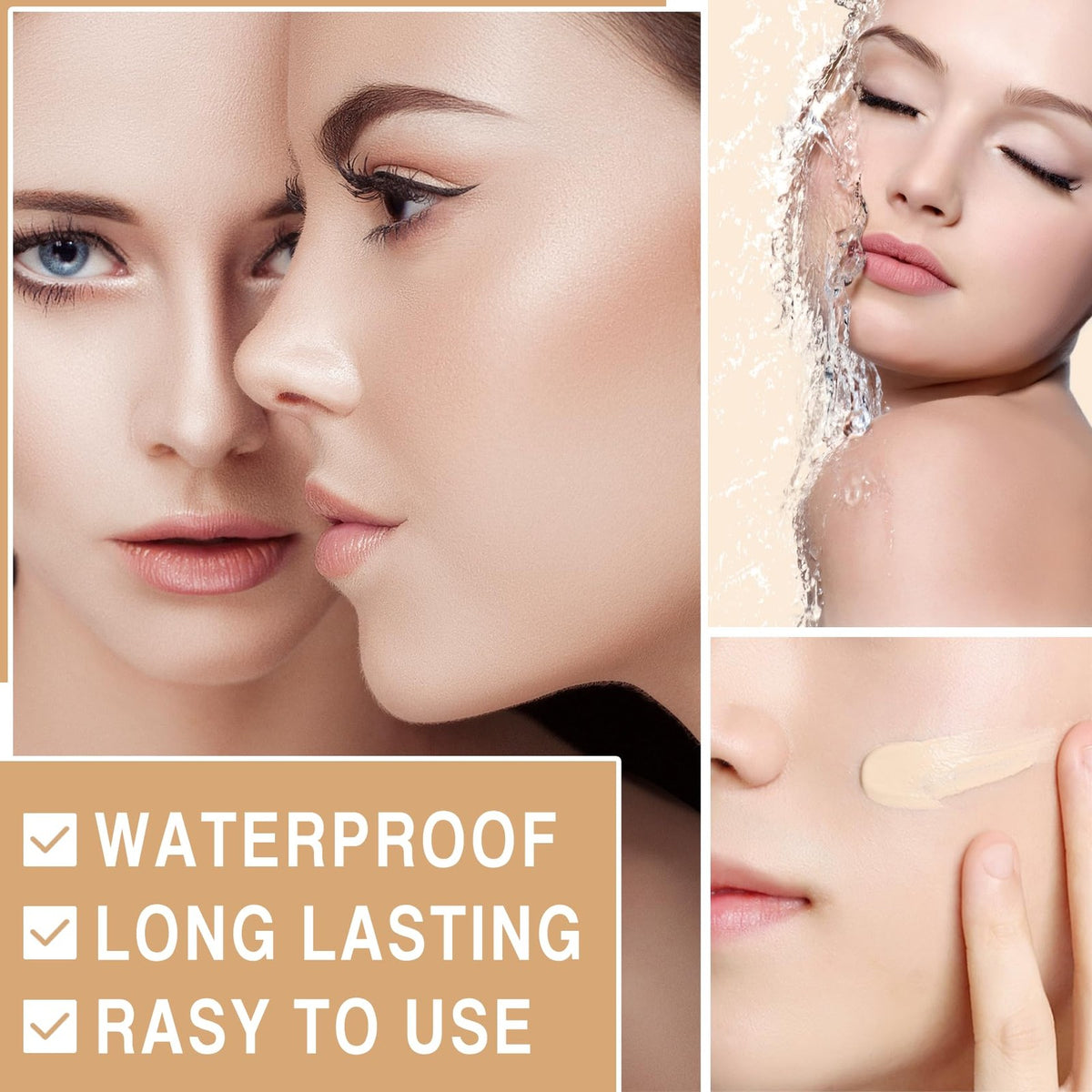 Skin Tone Adjusting CC Cream SPF 50 2-Pack for Mature Skin Natural Finish