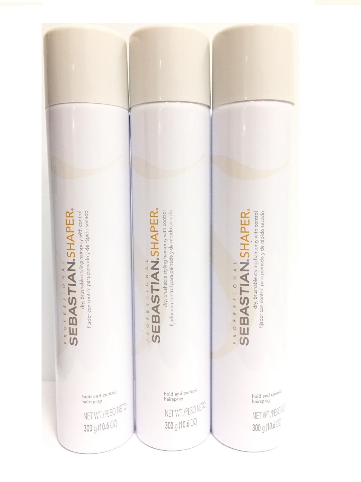 Brushable Hair Spray 10.6 Oz - Sebastian Shaper 3 Pack for Styling