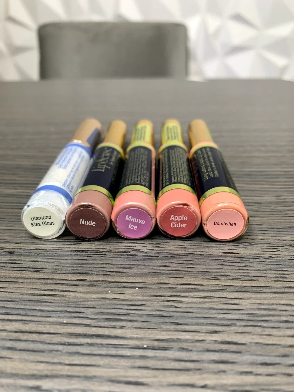 LipSense Lipstick Set - 5 Full Size Liquid Lip Colors - Long Lasting