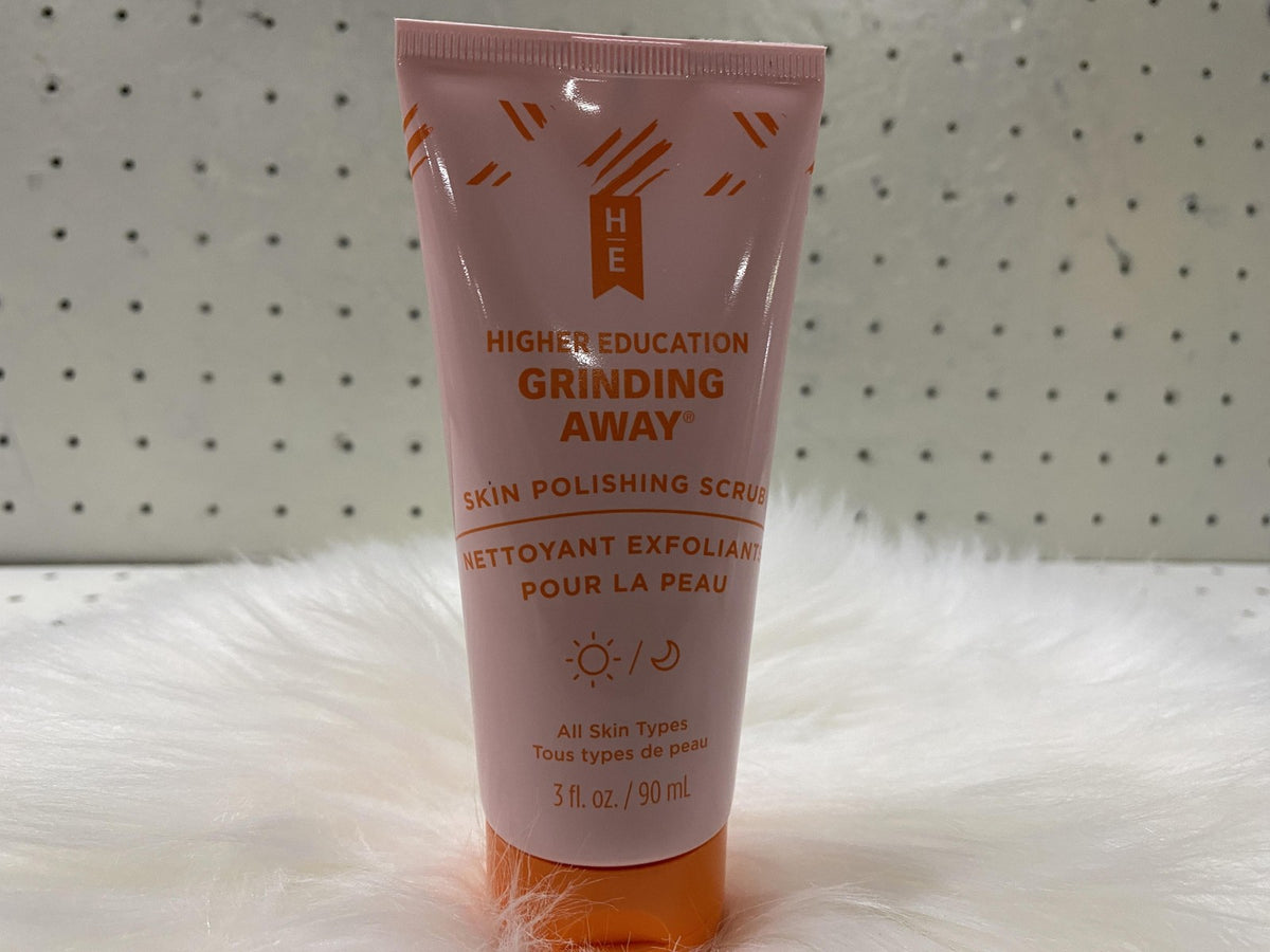 Higher Education Grinding Away Skin Polishing Scrub Face 3 Fl Oz Pink