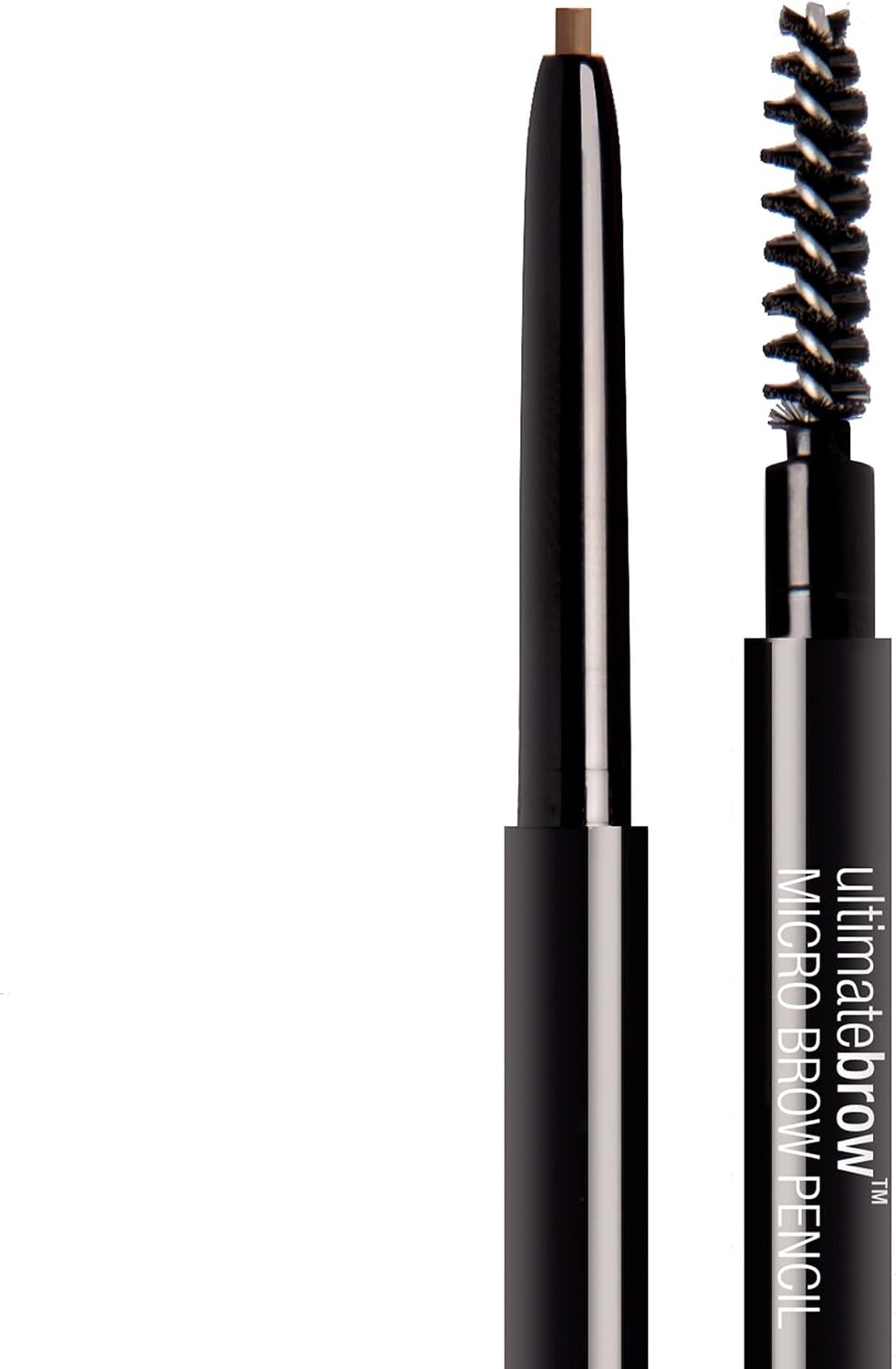 Micro Brow Eyebrow Pencil - Retractable Fine Tip with Spoolie - Soft Brown