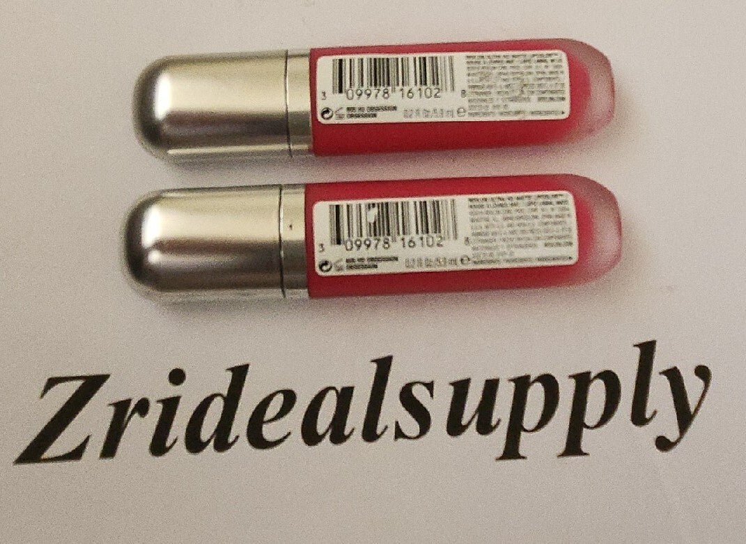 Revlon Ultra HD Matte Lip Color Set 605 HD Obsession – Pack of 2