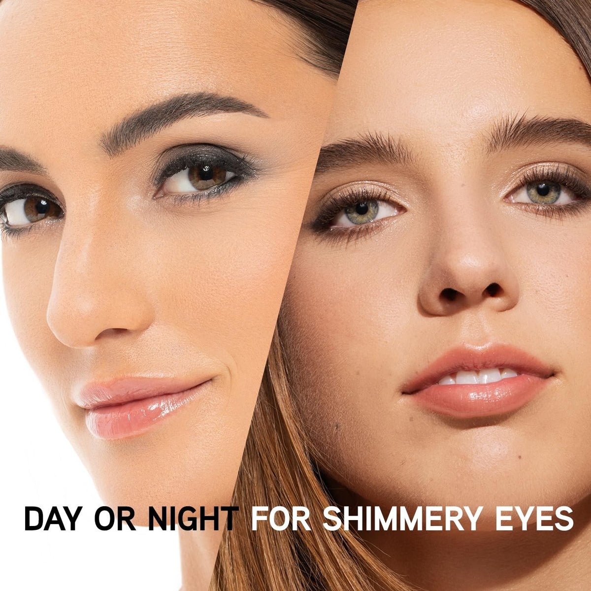 Hypoallergenic Eyeshadow Palette with Reflective Shimmer - 6 Colors Long Wear