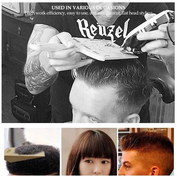 Flat Top Comb with Level for Precise Hair Cutting and Styling