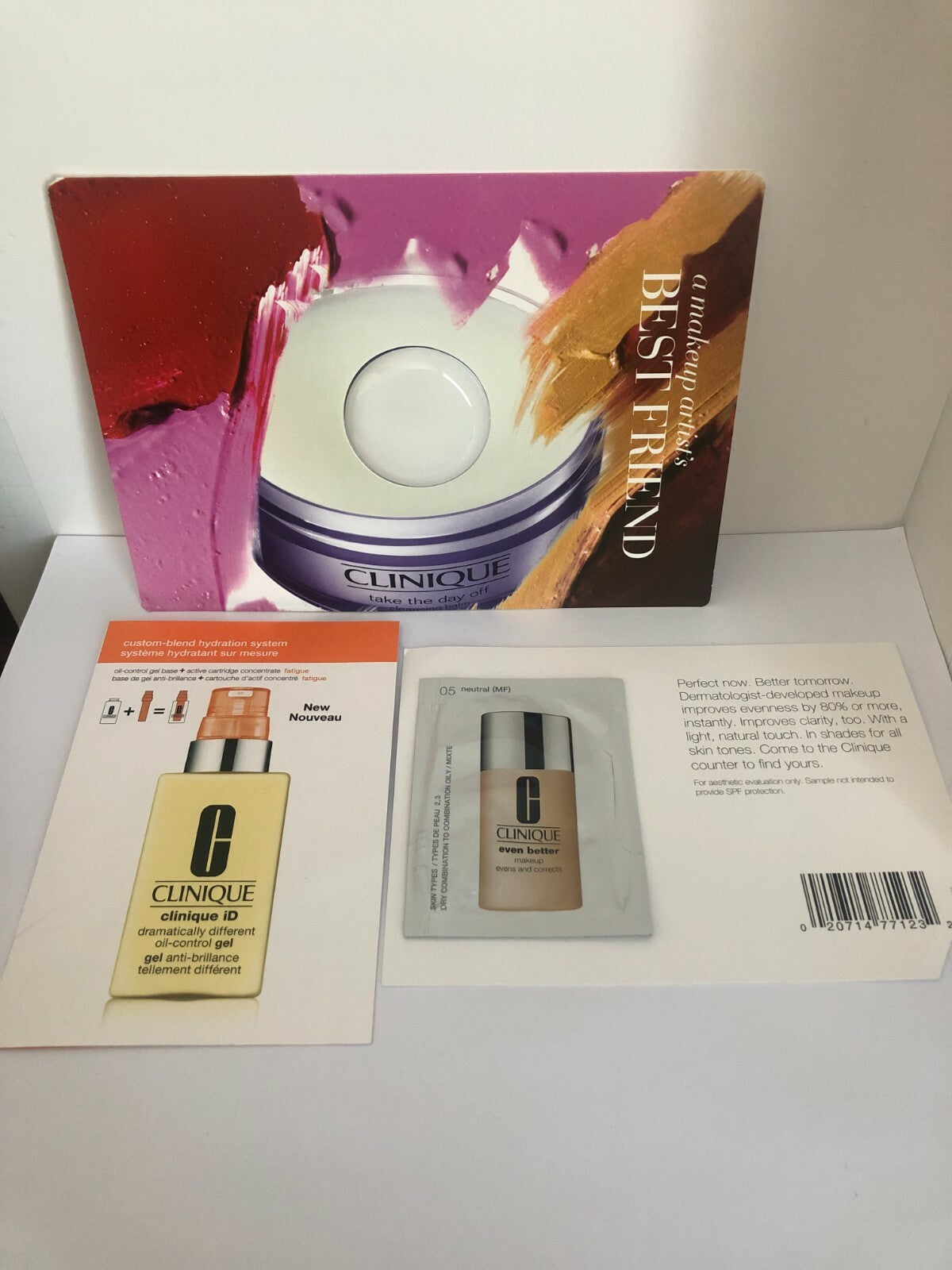 Clinique Sample Set of 3 Skincare & Makeup Products